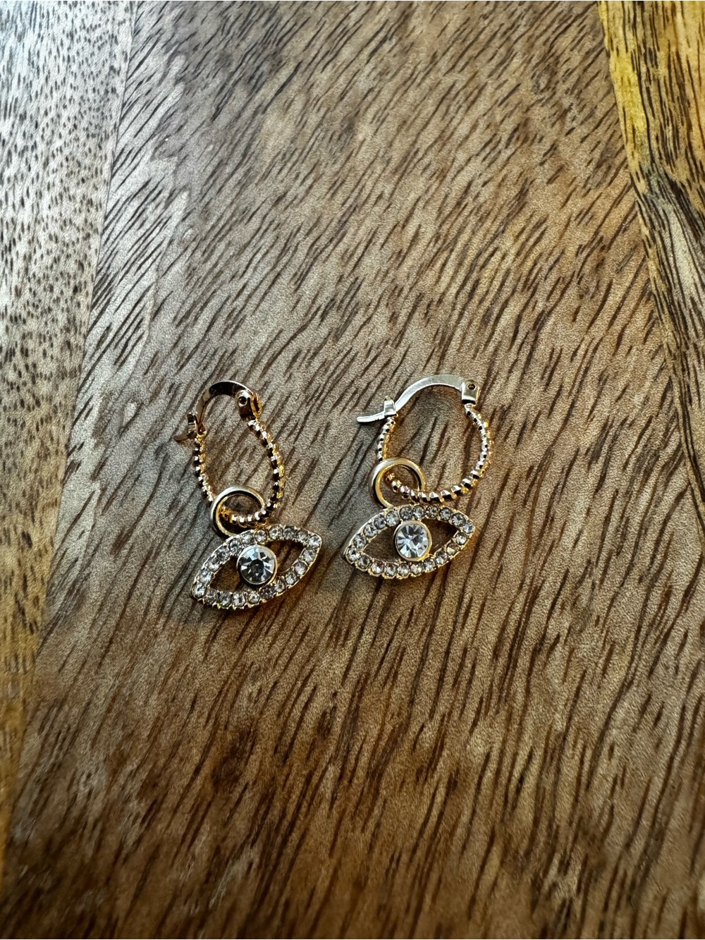 Evil eye earrings